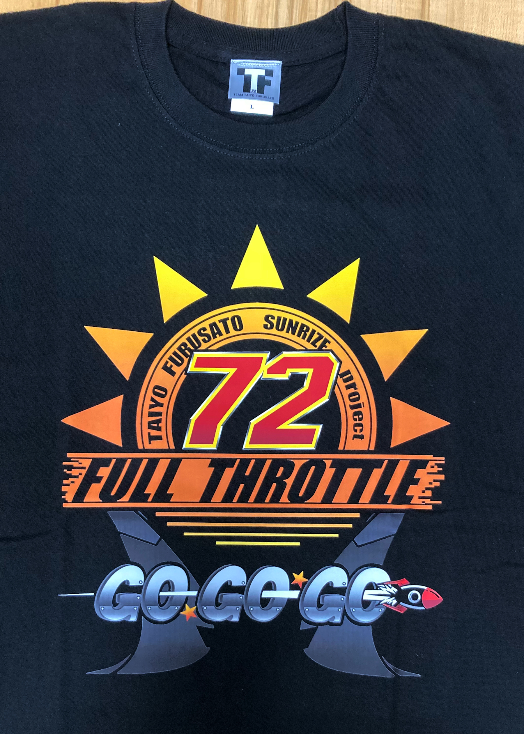 TF72 Tシャツ フルスロットルver.オレンジ